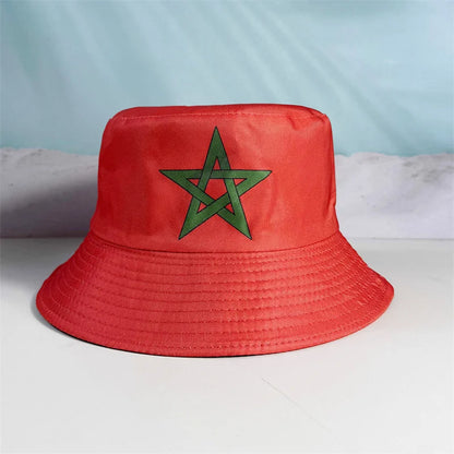 2026 Countries National Flag Bucket Hat Men Women Football Fan Party Football Cup Reversible Sun Hat Soccer Fans Fisherman Hat