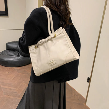 Luxury Handbag Designer Tote Bag for Women PU Leather Shoulder Bag Trendy Red Tote Bags Clutch Handbag for Work Commuter Bag