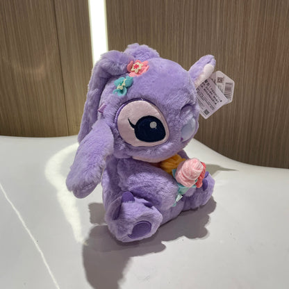 Genuine Disney Stitch 25-30CM Plush Toy Anime Lilo & Stitch Stuffed Toys Kawaii Cartoon Cute Pillow Doll Toys Kids Birthday Gift