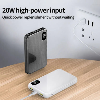 20000Mah Power Bank Fast Charging Portable Charger Battery Pack For Mobile Phone
