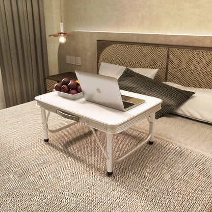 Folding Camping Table Portable Foldable Picnic Table for Outdoor Indoor Garden Lightweight Fold Up Table with 2 Adjustable Heigh