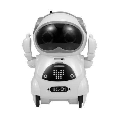 Pocket Emo Robot Talking Interactive Dialogue Voice Recognition Record Singing Dancing Telling Story Mini Robot Toy