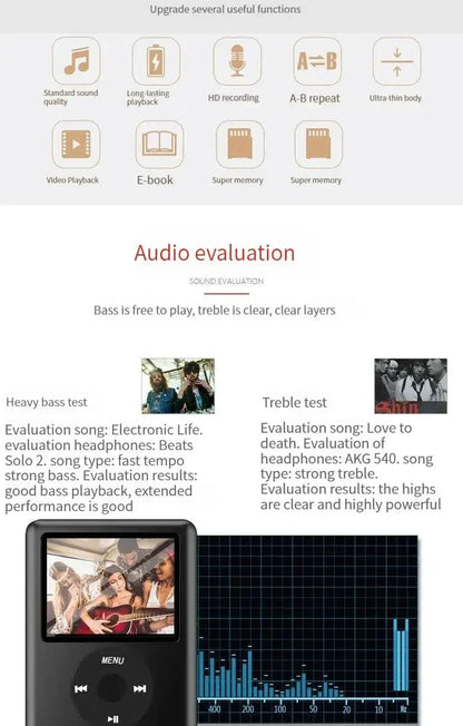 kawaii hello kitty Student MP3 Cartoon anime Portable mini music Walkman sports companion Sound can be played externally new