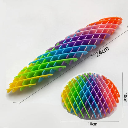Creative Product Fidget Worm Stress-relieving Elastic Mesh Stress-relieving Healing Small Toy Decoration Can Be Played Easily