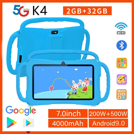 2024 Mini pc 7-inch Global Edition 5G WiFi PC Android Kids Tablet 2GB RAM 32GB ROM Android 9.0