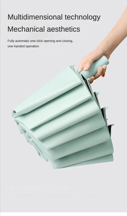 72 Bone Super Strong Windproof Automatic Folding Men Umbrella  Reinforced Large Rainproof Sun Protection Umbrellas Women