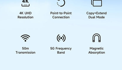Hagibis Wireless HDMI-compatible Transmitter and Receiver Enterprise 4K Extender Kit Display Adapter Dongle Casting Video Audio