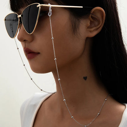 Sunglasses Masking Chains For Women Acrylic Pearl Crystal Eyeglasses Chains Lanyard Glass New Fashion Jewelry Wholesale