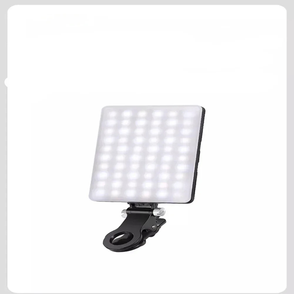 Fill Light Mobile Cell Phone LED Live Broadcast Selfie Video Conference Photography Lighting Kit Portable USB Charging Fill Lamp