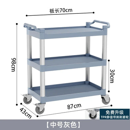 Loading Storage Trolley Cart Tool Service Cart Auxiliary Tool Trolley Carrito De Almacenamiento Con Ruedas Organizer Cart ST042