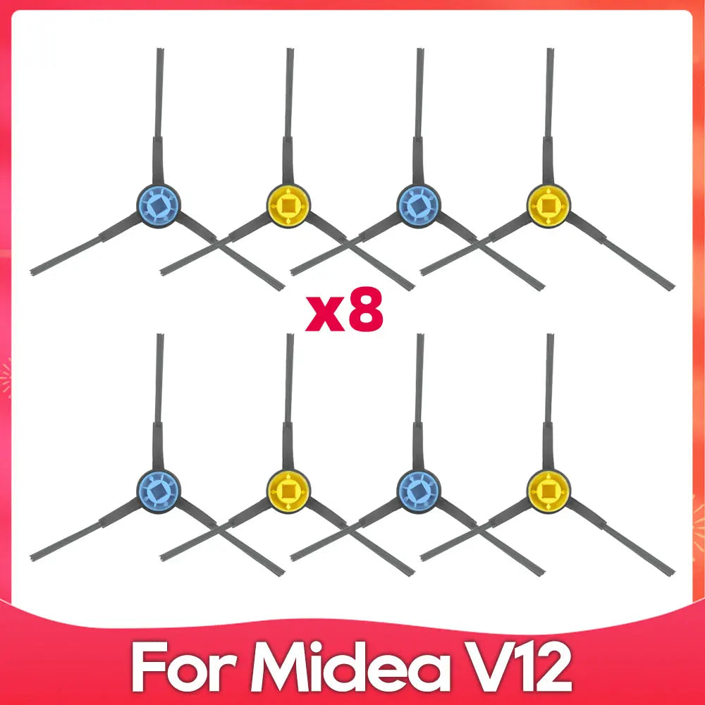 Compatible For ( Midea V12 / Eureka J12 Ultra ) Roller Side Brush Hepa Filter Mop Cloth Dust Bag Robot Vacuums Accessory Part