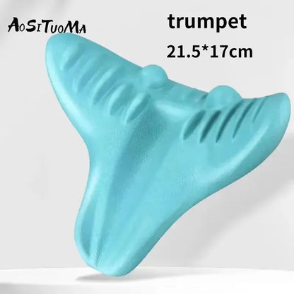 PC Pillow Cervical Traction, Cervical Muscle Relaxer Massager,Shoulder Neck Traction Correction for Relief Spine Alignment jing