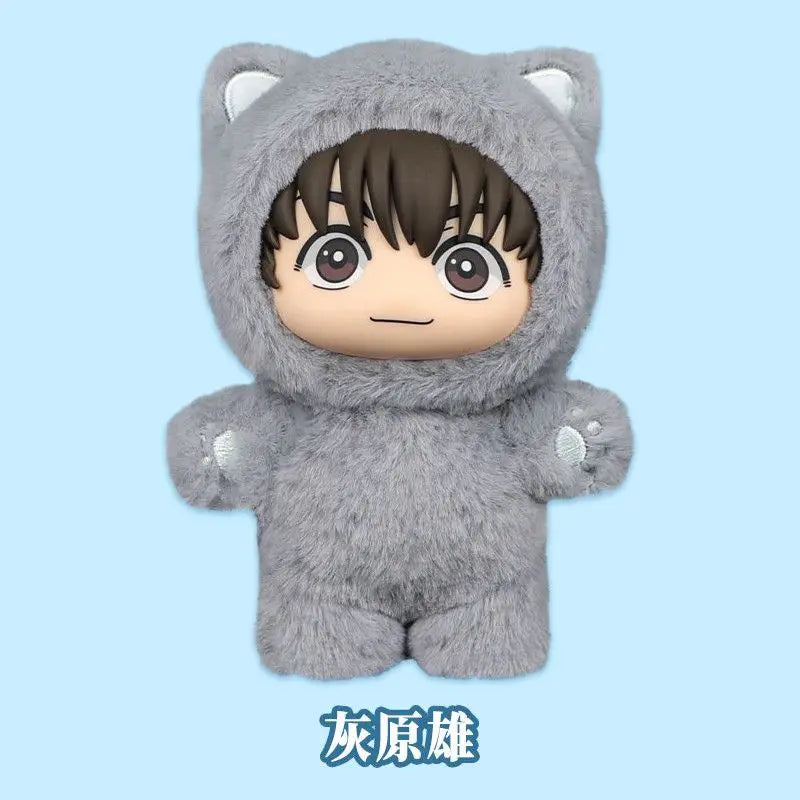 Genuine Eaki Jujutsu Kaisen Season 2 Cat Park Party Gojo Satoru Blind Box Plush Doll Bag Pendant Model Collection Gifts