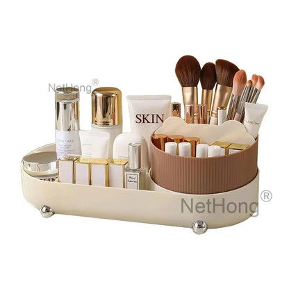 360° Rotating Pen Holder Desk Tidy Organizer Pencil Pot Makeup Brush Storage Box