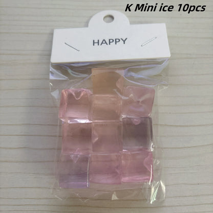 Fidget Toy Mini Squishy Toys Mochi Ice Block Stress Ball Toy Kawaii Transparent Cube cat paw fish Stress Relief Squeeze Toy