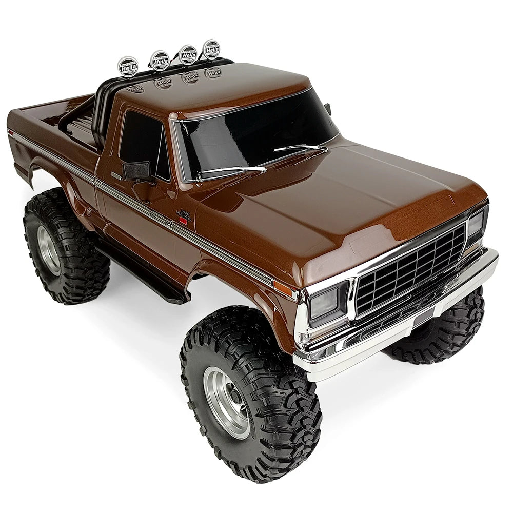 MIBIDAO 2/4LED RC Car Roof Light Round Lamp Spotlight For 1/10 Axial SCX10 II 90046 TRX4 Tamiya CC01 D90 D110