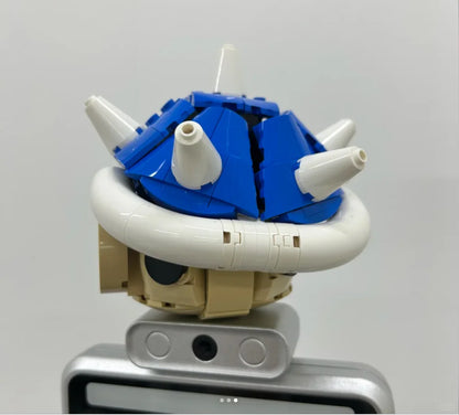 MOC Game Anime Figures 40787 Kart Spiny Shell Turtle Model Sets DIY Creative Building Blocks Kid Toys Christmas Gift