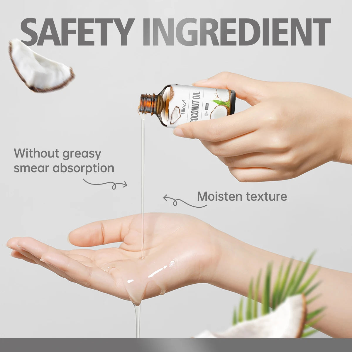 Coconut essential oil suitable for massage scraping aromatherapy diffuser for face hair eyelash care universal essential oil