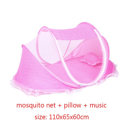 Baby Bed Mosquito Net Baby Bed Crib Folding Net Mosquito Net Mattress Pillow Suit Newborn Cradle Mesh Tent Net Baby Bedding