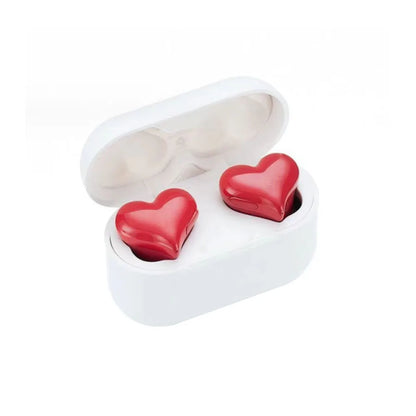 New  Heart Shaped Wireless Bluetooth Headphones Heart Shaped Earphones woman Earphone High Quality Heart Earbuds Girl Gift