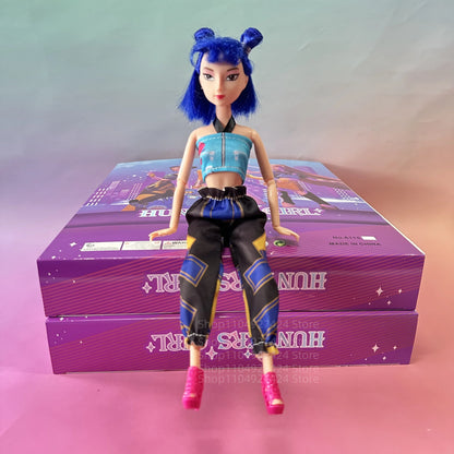 2025 NEW Kpop Demon Hunters Action Figure Vinyl Doll Toy Kawaii Huntrix Anime Figures Rumi Mira Zoey For Children Christmas Gift