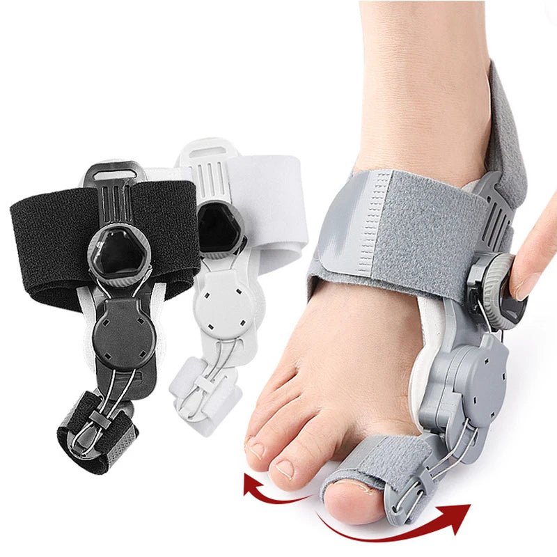 Bunion Corrector Unisex Foot Hallux Valgus Braces Rotatable Toe Separator Straightener Adjustable Pedicure Finger Toe Corrector