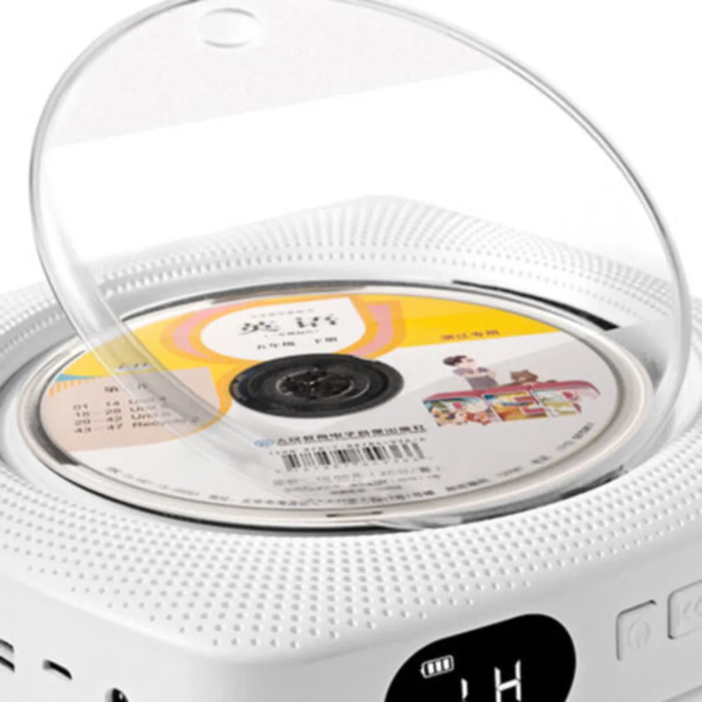 CD Player With USB Port Wireless Portable Bluetooth Speaker