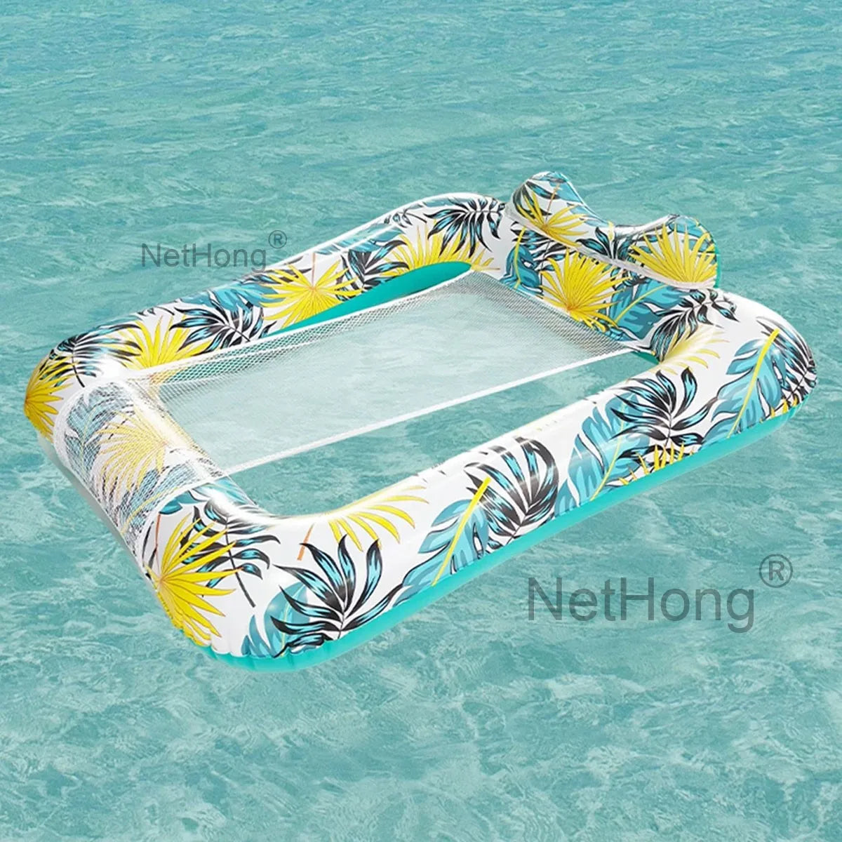 Inflatable Pool Floating Row Portable Float Bed Seat Adult Beach Party Swimming~