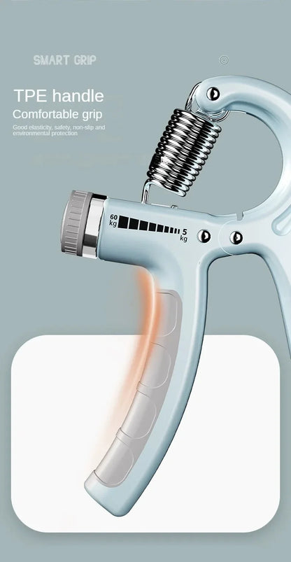 5-60kg Adjustable Hand Grip Strengthener Hand Grip Trainer With Counter Wrist Forearm And Hand Exerciser For Muscle Building