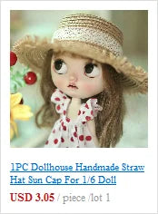 10Pcs/Set Blyth Doll Accessories 1/6 1/12 OB11 Clips Mini 2cm Hairpins Hair for Fashion