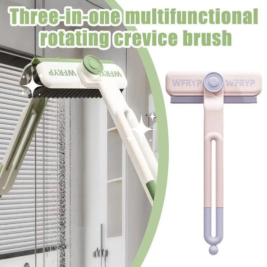 Multifunctional Rotating Gaps Cleaning Brush Adjust 360° Rotating Brush Head AU