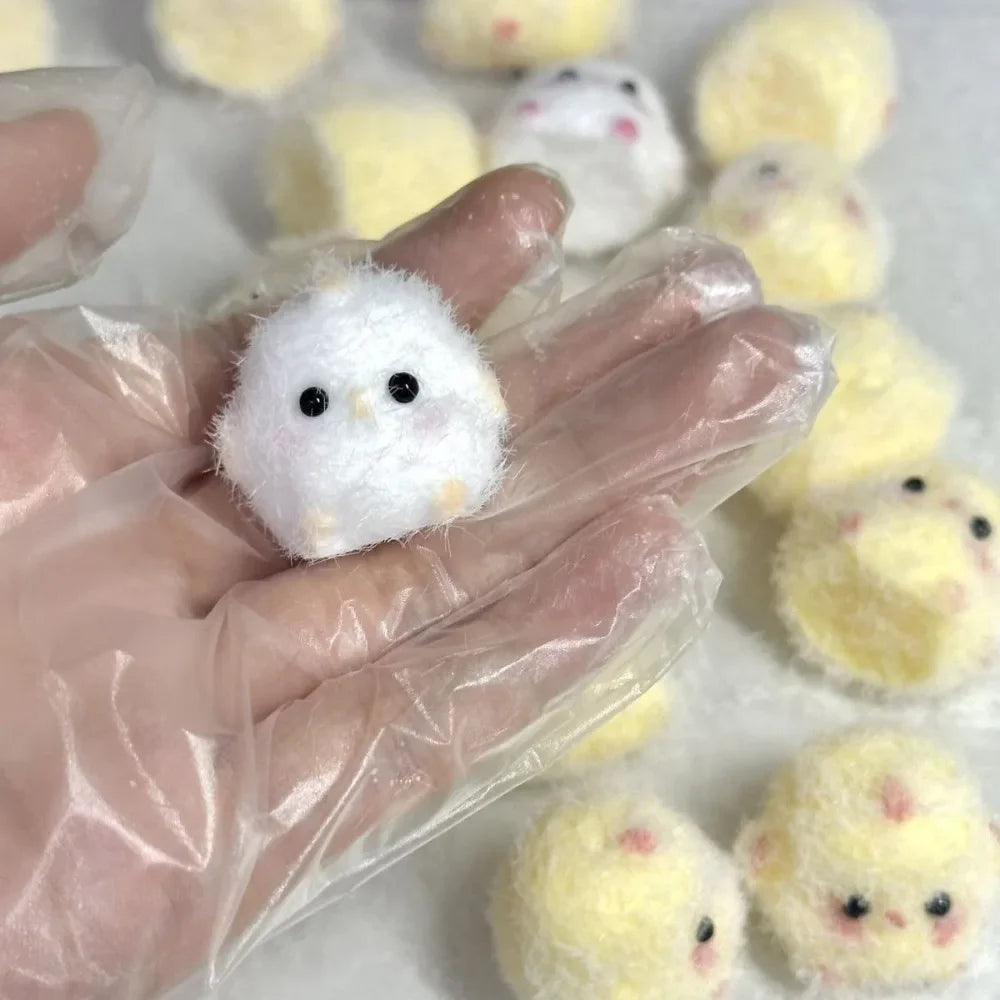 Squishy Cute Chick Squeeze Stress Relief Toy Soft Mochi Toy Cartoon Slow Rebound Decompression Fidget Toys for Kids Gifts
