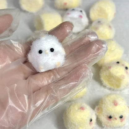 Squishy Cute Chick Squeeze Stress Relief Toy Soft Mochi Toy Cartoon Slow Rebound Decompression Fidget Toys for Kids Gifts