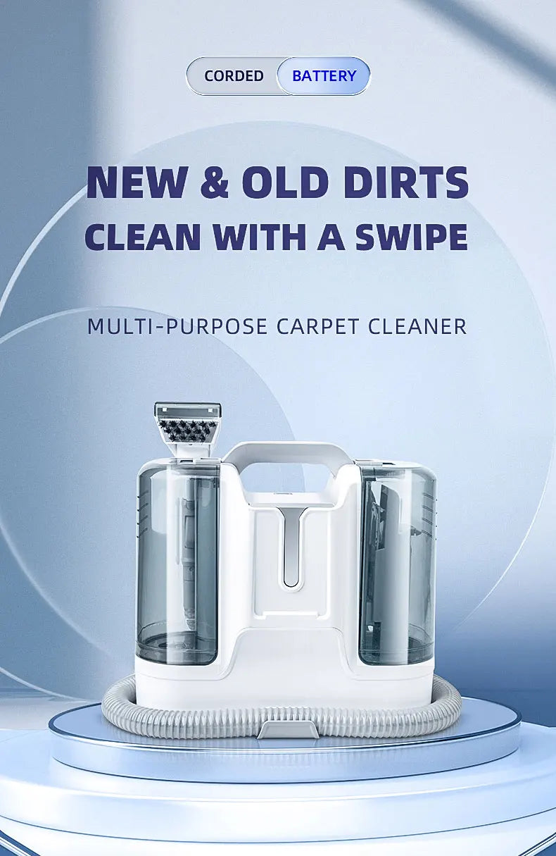 Fabric Cleaning Machine Wired Multifunctional Jet Suction All-in-One Carpet Curtain Sofa Cleaning Machine Household Vacuum Clean