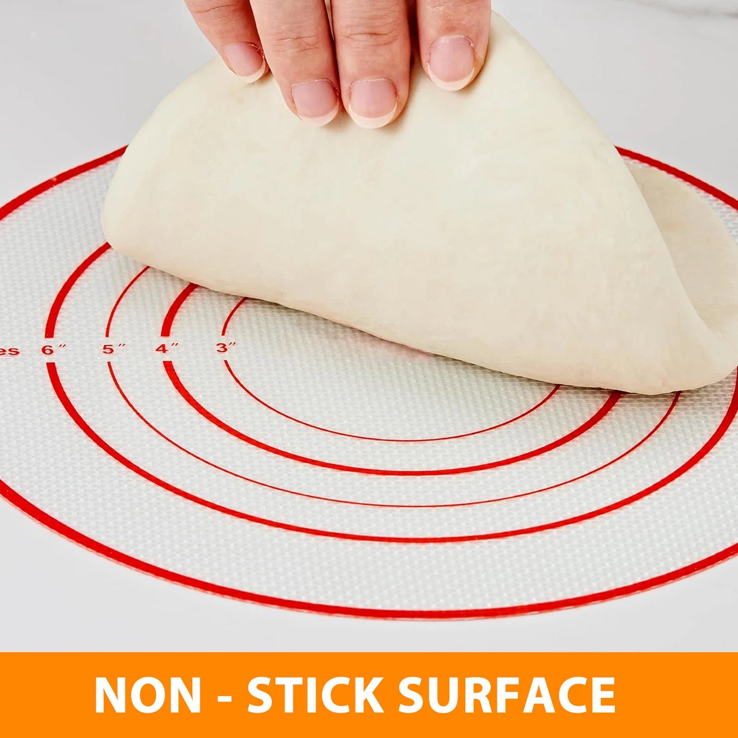Silicone Bread Sling for Dutch Oven, Reusable Baking Mat with Long Handles, Non-Stick Sheet Liners for Transferable Dough Pastry