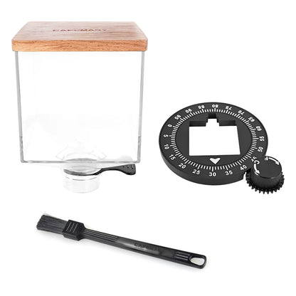 CAFEMASY Coffee Beans Grinder Single Dose Hopper Bellows For Eureka Oro Mignon Coffee Grinder Bean Bin Blowing Cleaning Tools