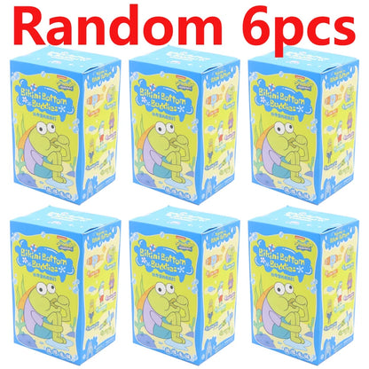 Genuine Bikini Botton Buddies Series Funny Plush Pendant Blind Box Trendy Doll Collection Cartoon Backpack Pendant Surprise Gift