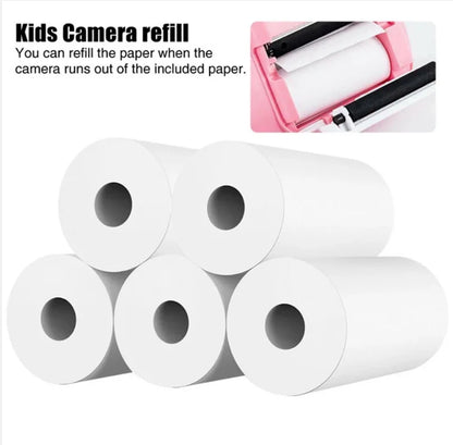 Digital Children Camera Photography Instant Print Photo 1080P HD Video Recorder Mini Thermal Printer Educational Birthday Gifts