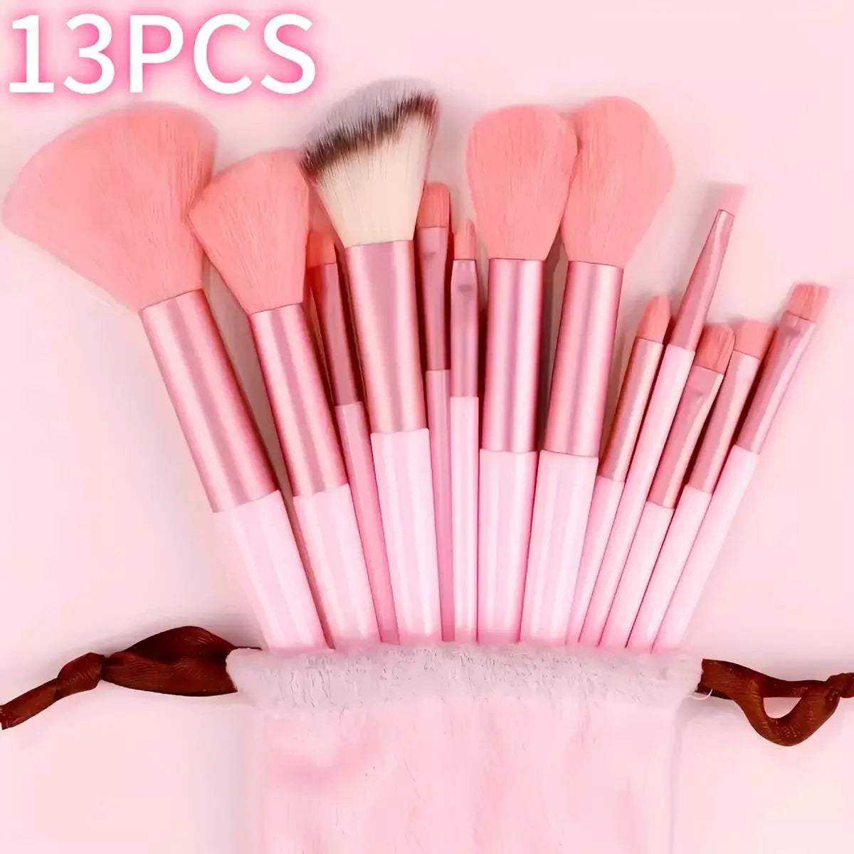 13Pcs Makeup Brush Set Make Up Concealer Brush Blush Powder Brush Eye Shadow Highlighter Foundation Brush Cosmetic Beauty Tools