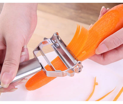 Multifunctional Stainless Steel  Kitchen Peeler Fruit Vegetable Potato Carrot Cucumber Grater Julienne Durable Vegetable Slicer