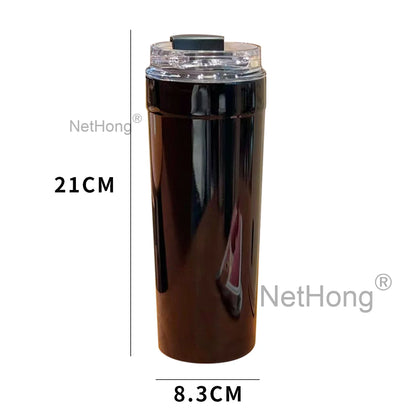 900ML Stainless Steel Vacuum Coffee Cup Heart Logo Portable Leak Proof Travel Mug Insulated Beverage Tumbler