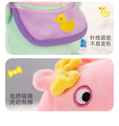 100% Genuine Peppa Pig Evy dinosaur Teddy Bear Peppa George Evie Plush Toy Boy Girl Birthday Gift Toys Christmas Stuffed Doll
