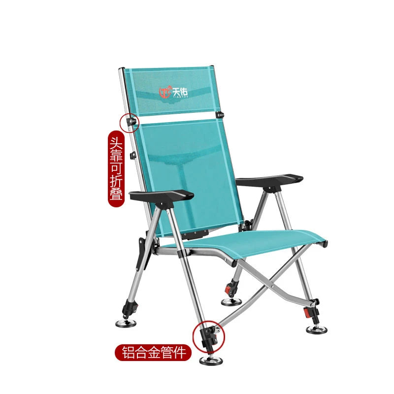Aluminum Alloy European 낚시의자 Fishing Chair Foldable 캠핑의자 Thickened 낚시좌대 Portable 민물낚시의자 camping chair кресло для рыбалки