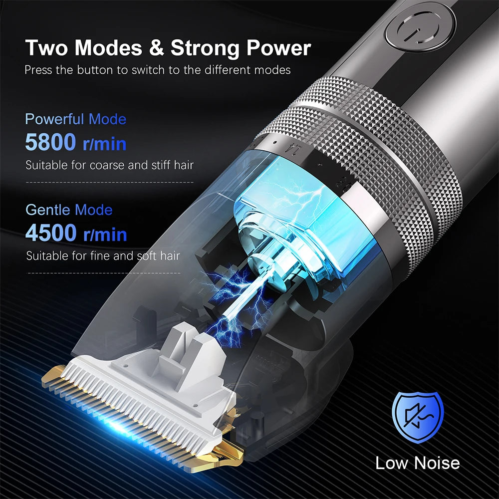 SEJOY Hair Trimmer for Men Hair Clippers for Barbers  Electric Trimmer Rechargeable Cordless Shaver (OiI Not Included)）