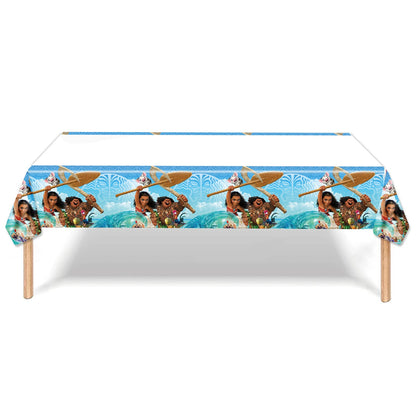 Disney Moana Birthday Party Decorations Supplie Moana Celebration Party Balloons Disposable Tableware Cup Plate Baby Shower Toys