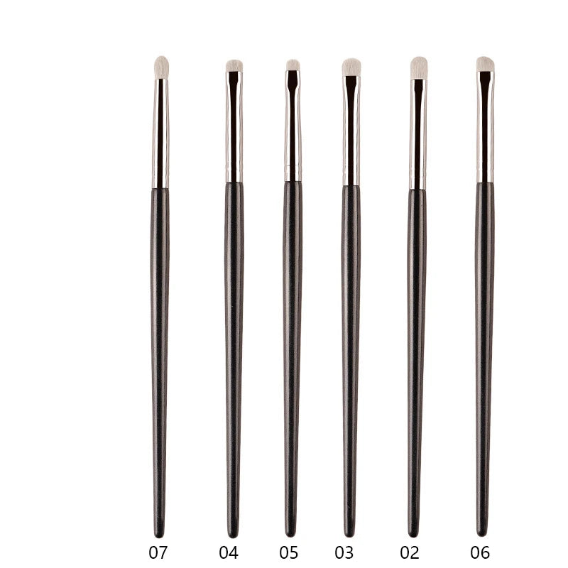1pc White Pony Hair Eyeshadow Makeup brushes Small Smudge Precision Crease Detail Bevel Eye Shadow Make up brush Liner Lip