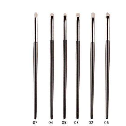 1pc White Pony Hair Eyeshadow Makeup brushes Small Smudge Precision Crease Detail Bevel Eye Shadow Make up brush Liner Lip