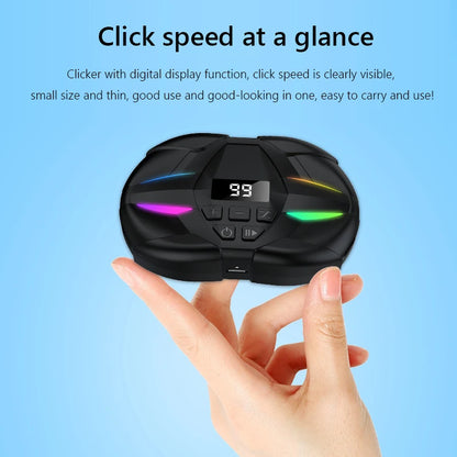 Auto Clicker Physical Simulation Finger Click Device Adjustable Finger Clicking Simulator Game Clicker For Live Broadcast Likes