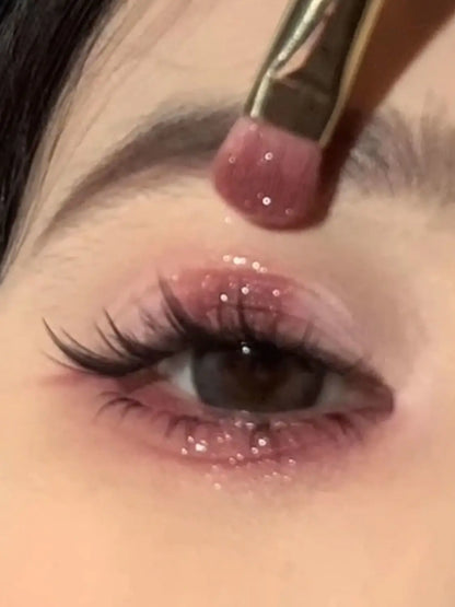 12 Color Eye Shadow Palette Matte Pearl Wine Red Eyeshadow Rose Brown Eyeshadow Glitter Shimmer Long-lasting Beginner Eye Makeup