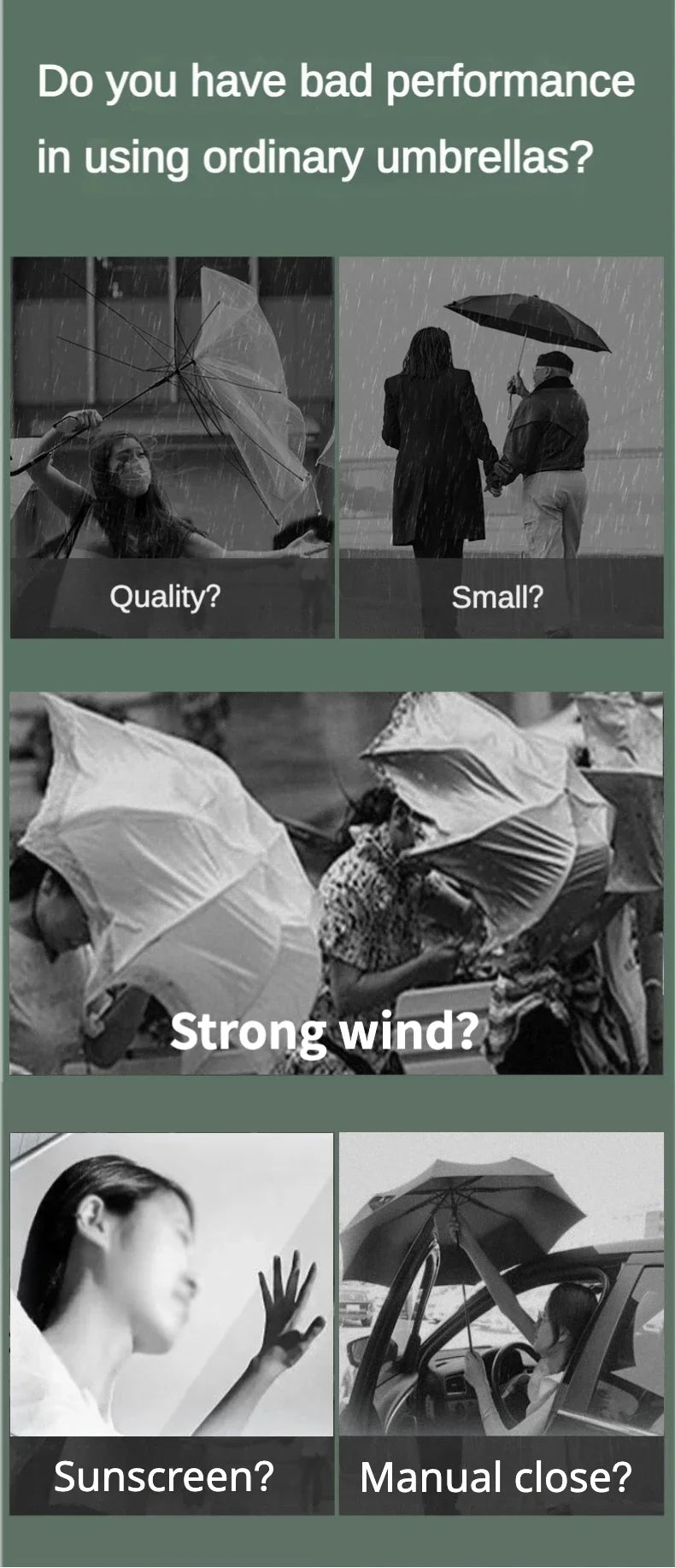 72 Bone Super Strong Windproof Automatic Folding Men Umbrella  Reinforced Large Rainproof Sun Protection Umbrellas Women